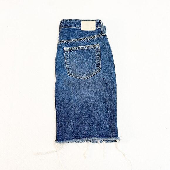 AG Adriano Goldschmeid The Erin Pencil Skirt Denim Jeans Size 26 - Picture 5 of 5